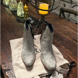NWT Myra Hair On Leather Boots 9